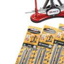 V-sharp Classic II / A4 diamond stones per set (coarse/medium/fine) steentjies per paar (grof/medium