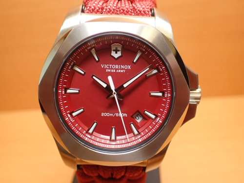 Victorinox I.N.O.X. Paracord Red Dial Mens Watch 241744