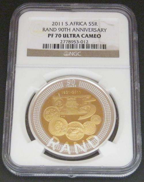 2011 PF70 ULTRA CAMEO SARB R5 90th ANNIVERSARY CROWN-HIGHEST GRADE YOU WILL GET!!
