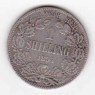 1894 ZAR 1 Shilling in Stunning Condition