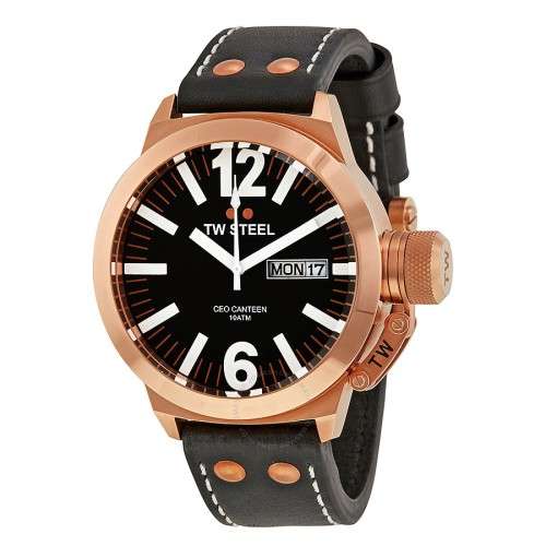 tw steel big rose gold watch
