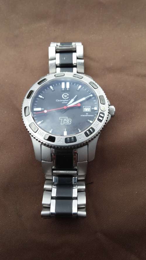 watches christopher ward swiss movement t3 kingfisher quartz water resistant uk made collector piece