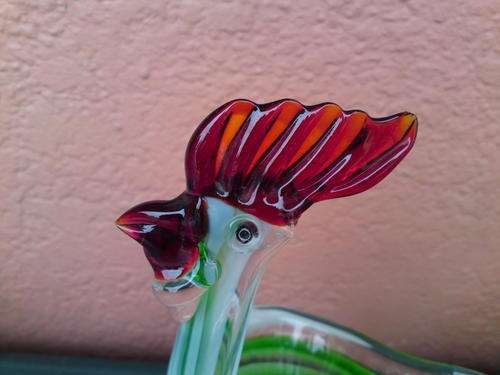Glass Chickenette Rooster Thingy