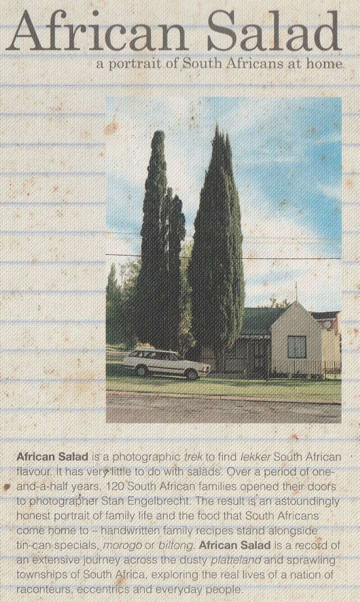 AFRICAN SALAD: A PORTRAIT OF SOUTH AFRICANS AT HOME by Stan Engelbrecht & Tamsen de Beer