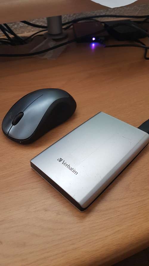 750GB Portable USB 3 Verbatim Hard Drive