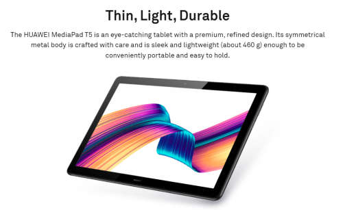 Huawei Mediapad T5 Full HD Octa Core Tablet