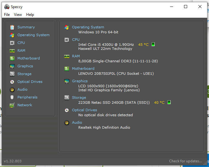 Lenovo T440 ThinkPad Laptop