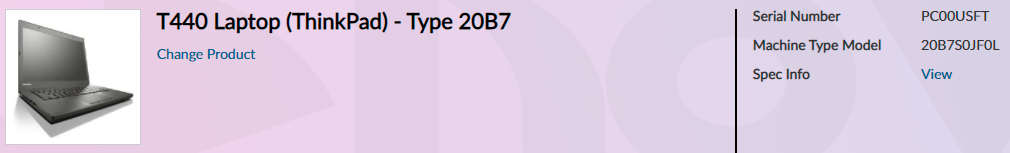 Lenovo T440 ThinkPad Laptop
