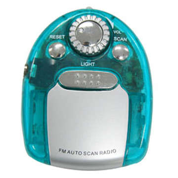 FM Auto Scan Radio with Powerful LED light