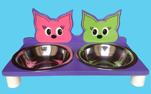Funky Food Bowl Stand for cats!!