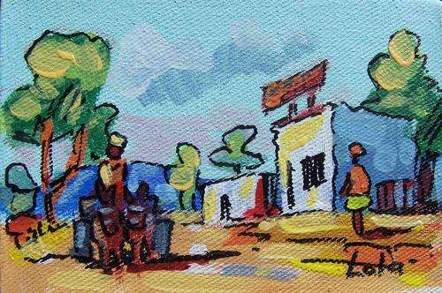 Delightful Lola Du Toit miniature.