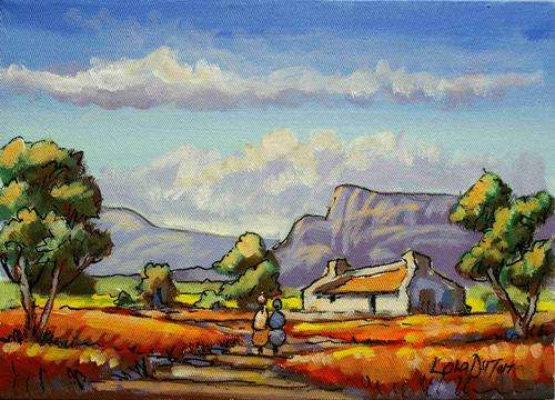 Lovely Lola Du Toit Original (35x25cm). Crazy R1 opening!