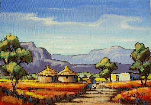 Beautiful Lola Du Toit Original (35x25cm). LOW opening!