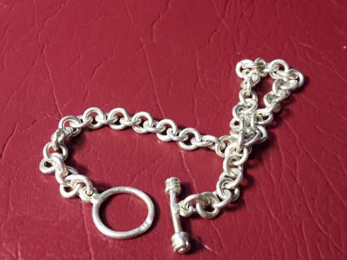 HEAVY SOLID STERLING SILVER BRACELET