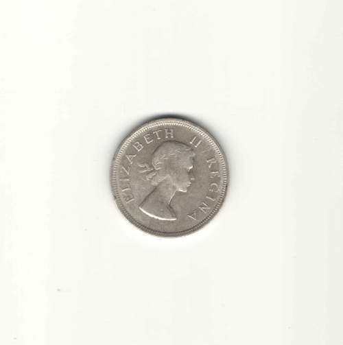 1955 SA UNION 2 1/2 SHILLINGS [HALF CROWN] - As per scan