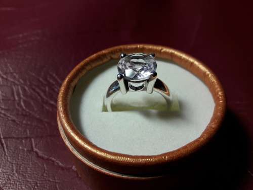 LOVELY SOLID GENUINE STERLING SILVER RING