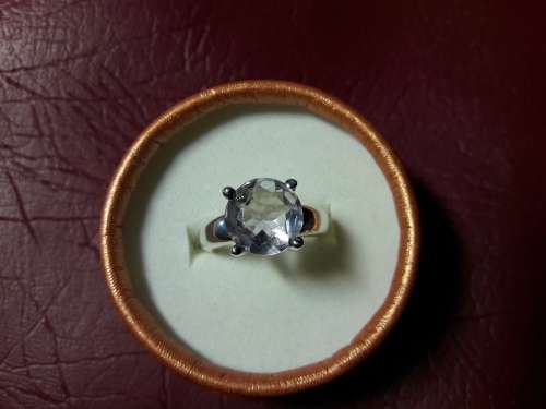 LOVELY SOLID GENUINE STERLING SILVER RING