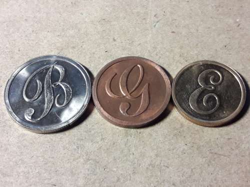 3 X 1989 RSA PATTERN PIECES