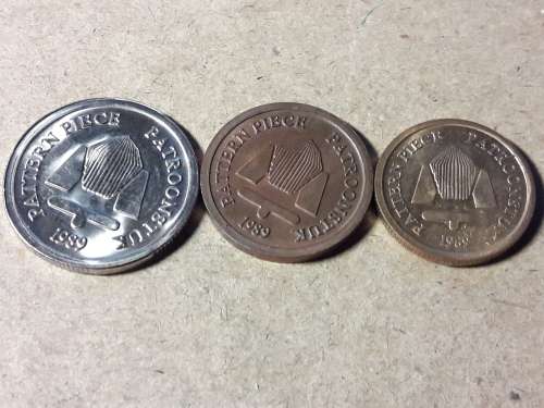 3 X 1989 RSA PATTERN PIECES