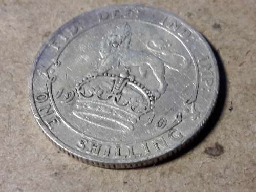 1910 BRITISH 1 Shilling - Edward VII