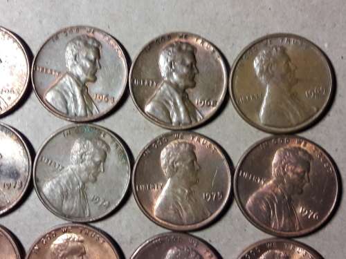 A LOT OF 20 USA  1 CENT [AU to UNC]