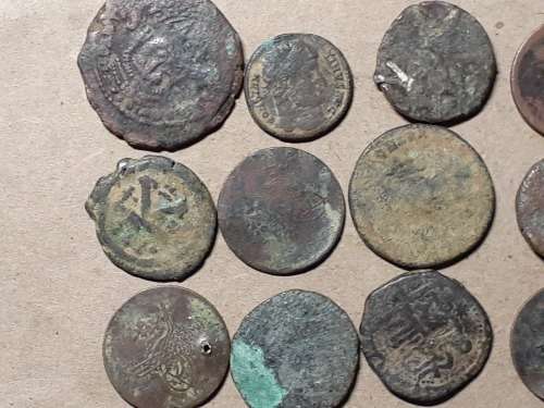 A LOT OF 15 ANCIENT COINS
