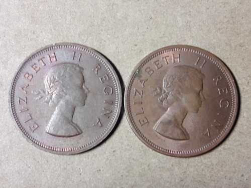 2 x SA UNION PENNY's [UNC]
