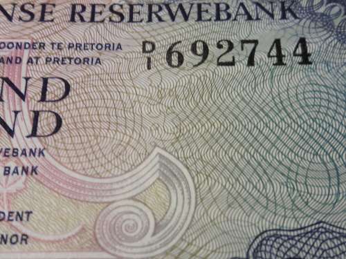 1 x RSA - TW DE JONGH - R2 NOTE - IN UNCIRCULATED CONDITION