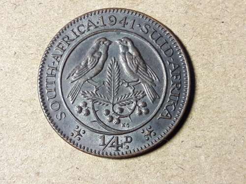1941 SA UNION FARTHING [High grade]