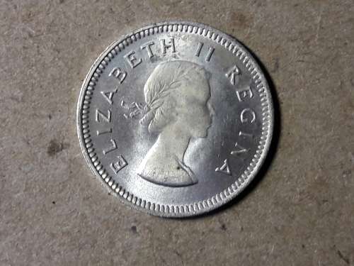 1960 SA UNION SILVER THREEPENCE [High Grade]