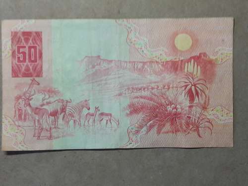 SOUTH AFRICAN R50 NOTE, GERHARD DE KOCK [Almost uncirculated]