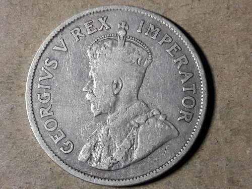 1928 SA UNION SILVER HALF CROWN
