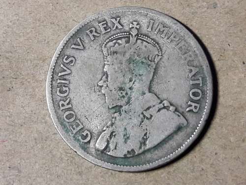1924 SA UNION SILVER HALF CROWN [FILLER COIN]