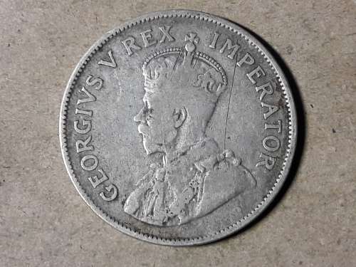 1924 SA UNION SILVER HALF CROWN