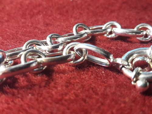 LOVELY GENUINE SOLID STERLING SILVER BRACELET