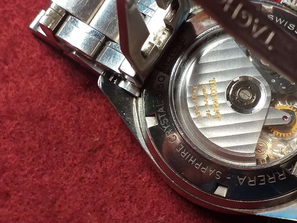 TAG HEUER CARRERA AUTOMATIC WITH ORIGINAL STRAP IN GOOD WORKING ORDER