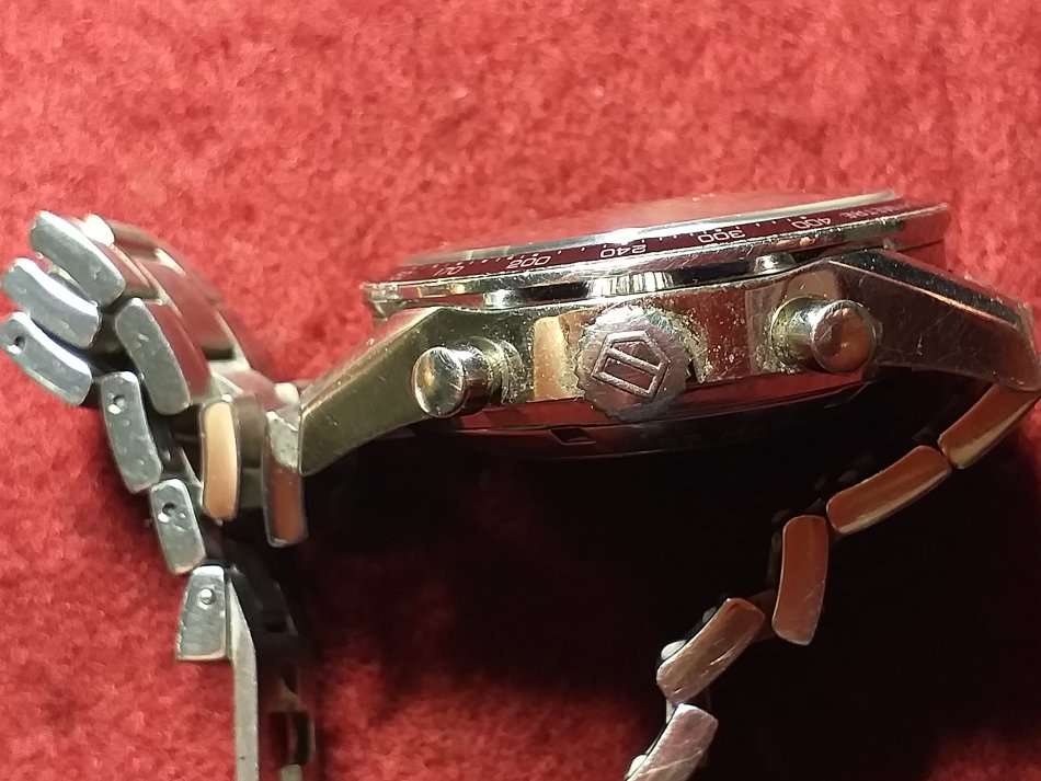 TAG HEUER CARRERA AUTOMATIC WITH ORIGINAL STRAP IN GOOD WORKING ORDER