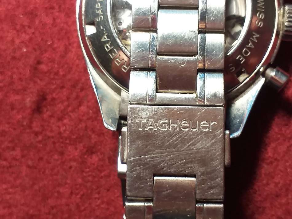 TAG HEUER CARRERA AUTOMATIC WITH ORIGINAL STRAP IN GOOD WORKING ORDER