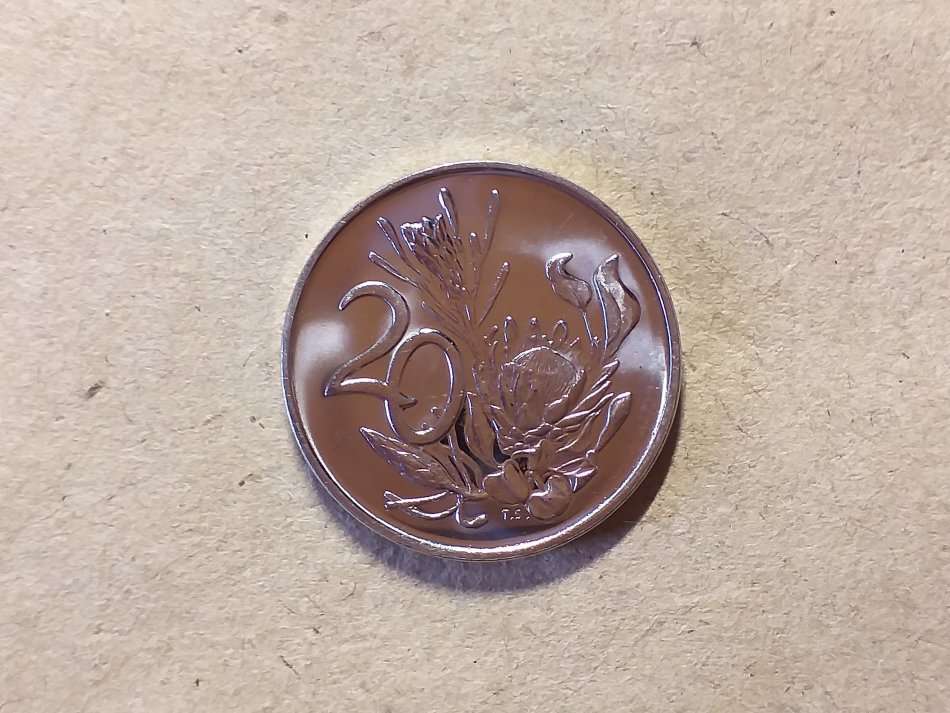 1984 RSA NICKEL 20 CENT [Proof]