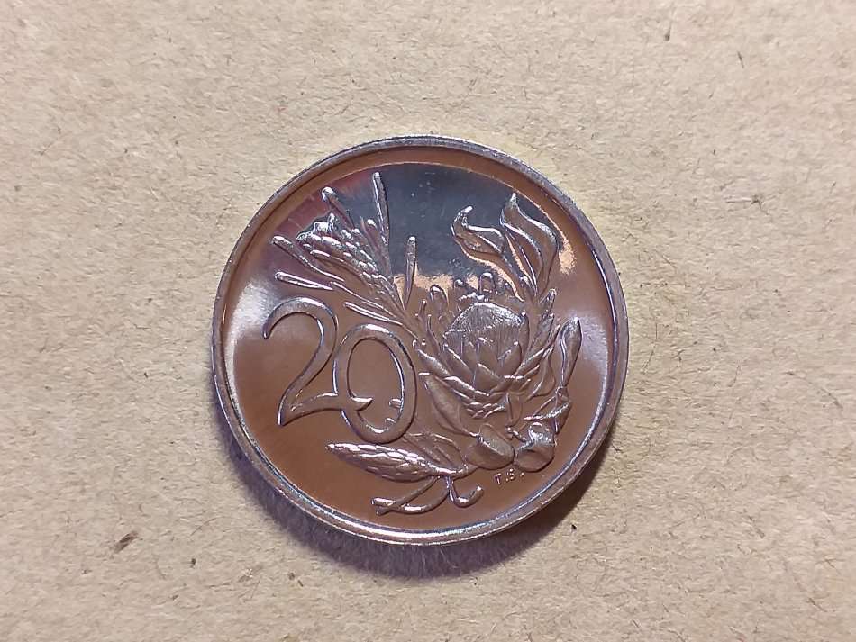 1986 RSA NICKEL 20 CENT [Proof]