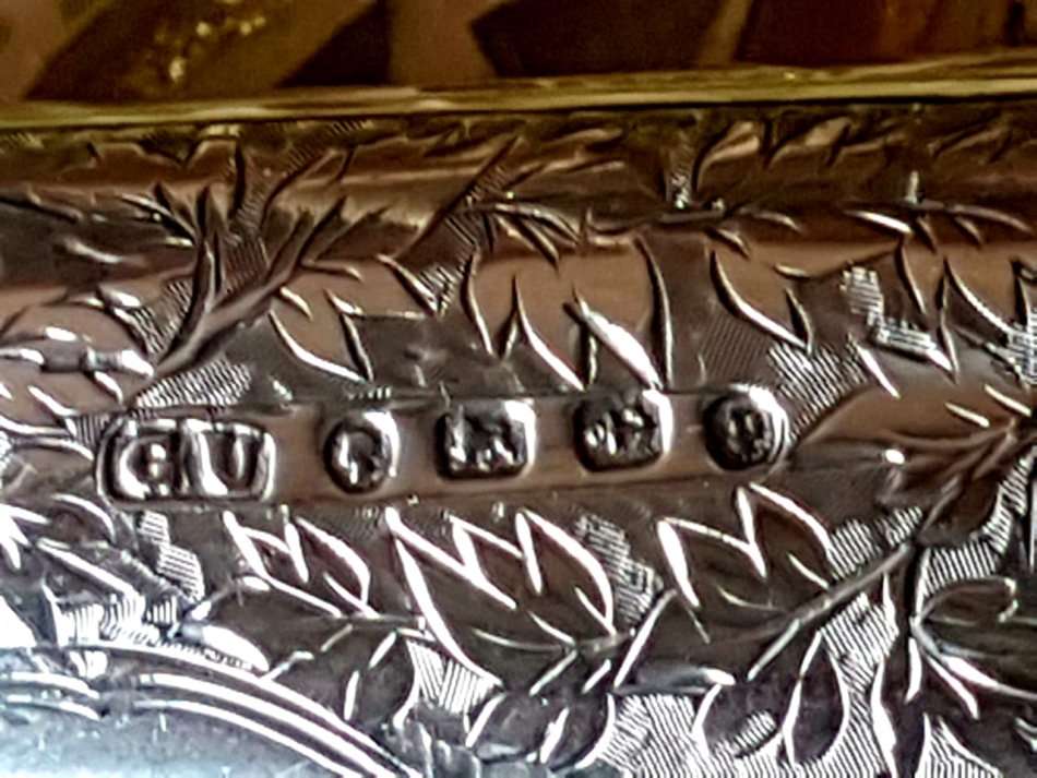 1889 BIRMINGHAM STERLING SILVER CIGAR HOLDER IN EXCELLENT CONDITION