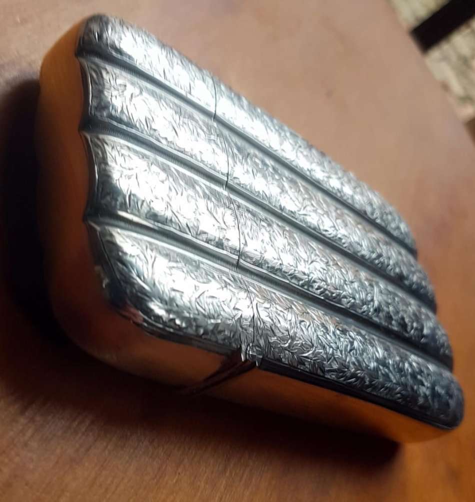 1889 BIRMINGHAM STERLING SILVER CIGAR HOLDER IN EXCELLENT CONDITION