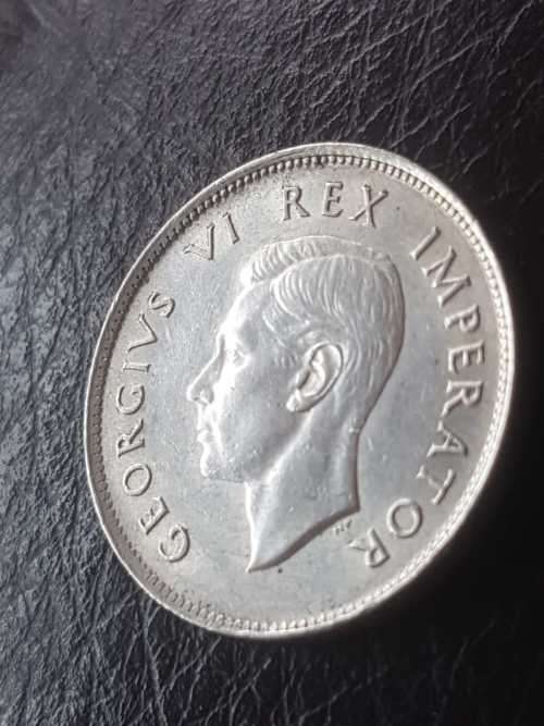 1941 SA UNION SILVER 2 SHILLINGS