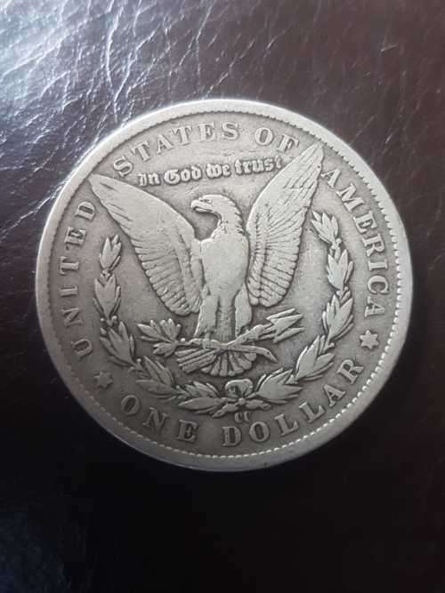 1884 USA SILVER 1 Dollar (CC) "Morgan Dollar"