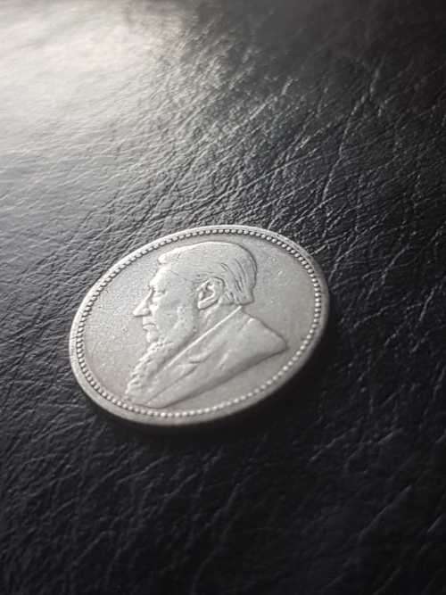 1894 ZAR STERLING SILVER SIXPENCE