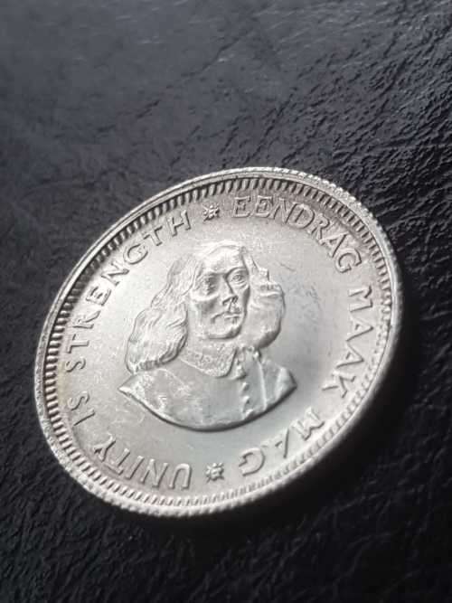 1964 RSA SILVER 5 CENT [UNC]