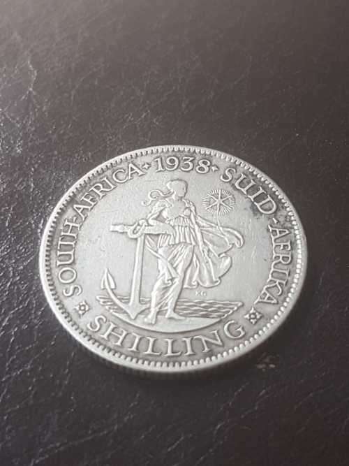 1938 SA UNION SILVER SHILLING