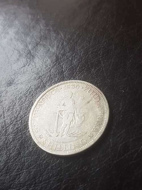 1930 SA UNION SILVER SHILLING
