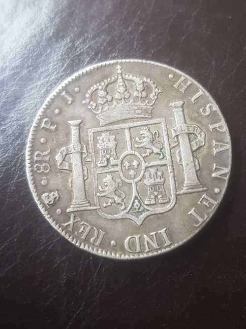 1805 MEXICO SILVER 8 Reales - Carlos IV