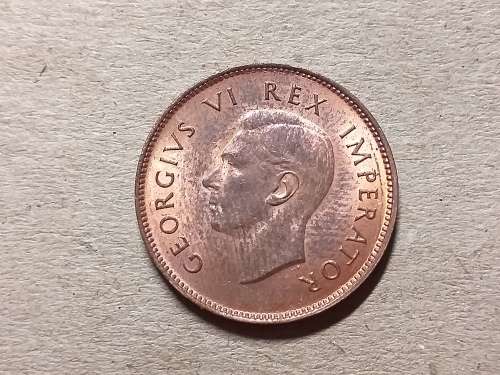 1946 SA UNION ¼ Penny - George VI [MINT STATE]